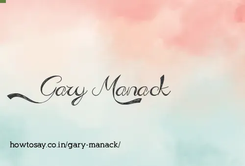 Gary Manack