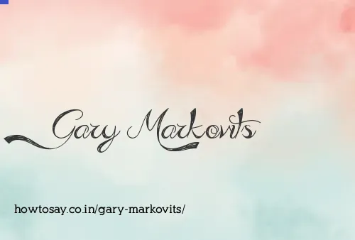 Gary Markovits