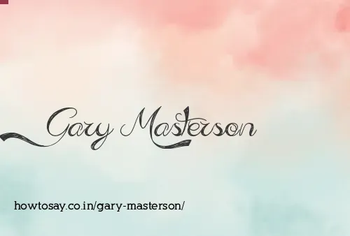 Gary Masterson