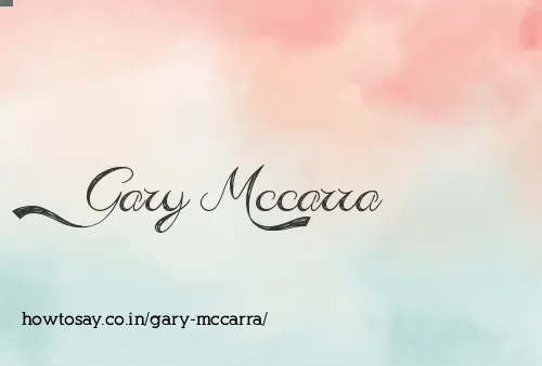 Gary Mccarra