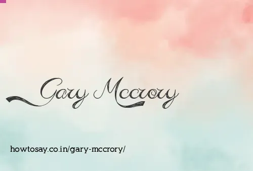Gary Mccrory