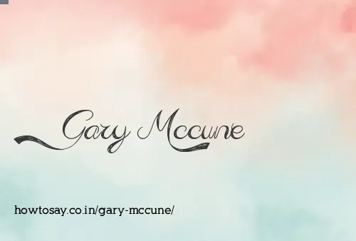 Gary Mccune