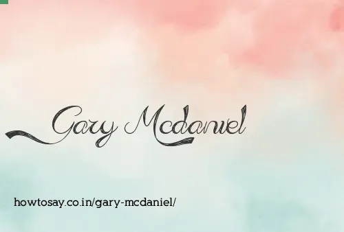 Gary Mcdaniel