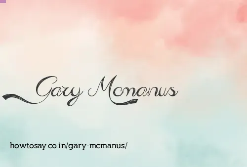 Gary Mcmanus