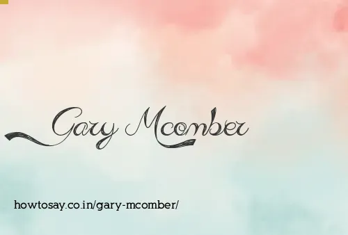 Gary Mcomber