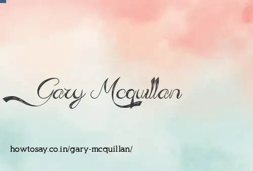 Gary Mcquillan