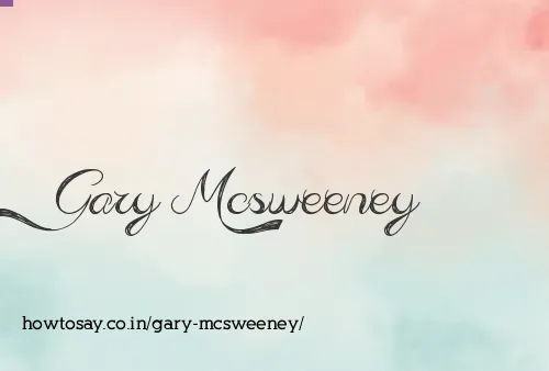 Gary Mcsweeney