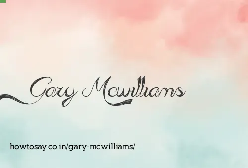 Gary Mcwilliams