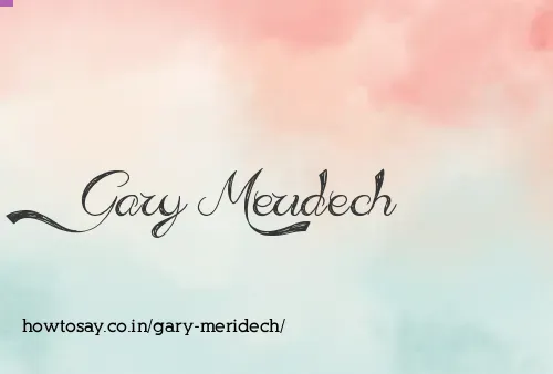 Gary Meridech
