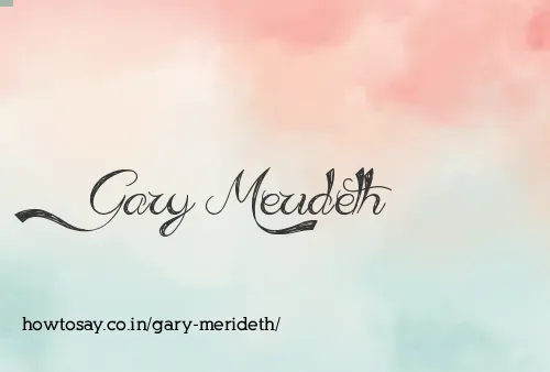 Gary Merideth