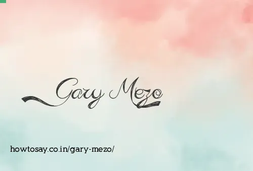 Gary Mezo