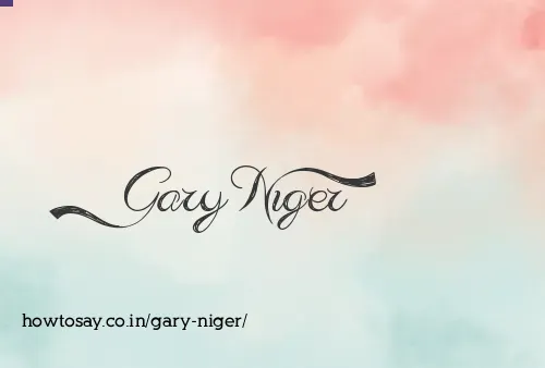 Gary Niger