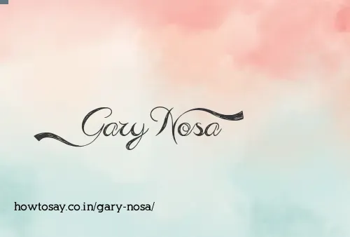 Gary Nosa