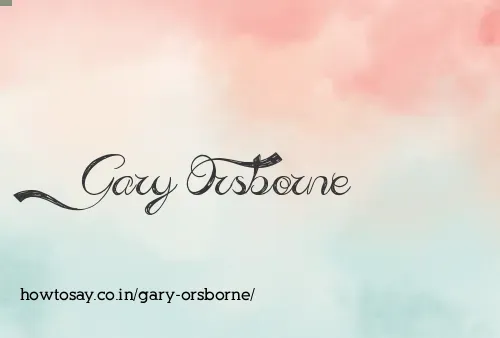 Gary Orsborne