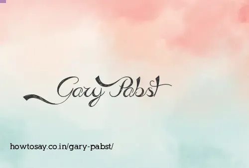Gary Pabst