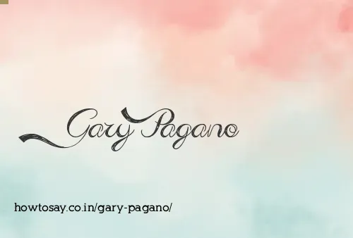 Gary Pagano