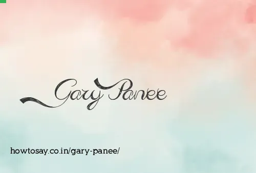 Gary Panee