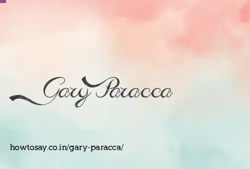 Gary Paracca