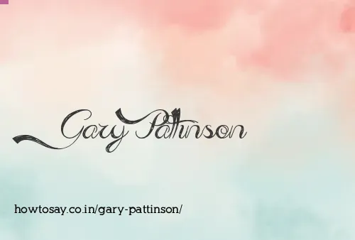 Gary Pattinson
