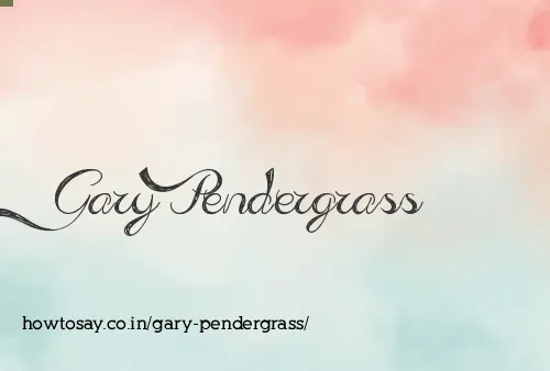 Gary Pendergrass