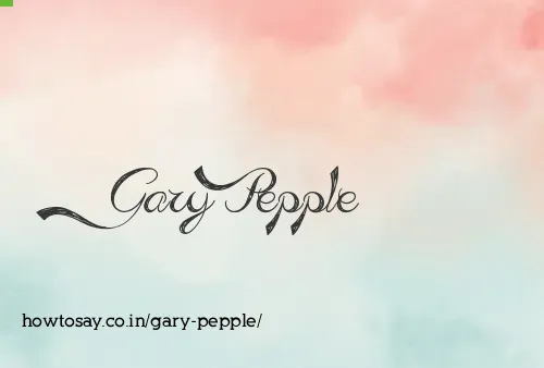 Gary Pepple