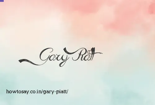 Gary Piatt