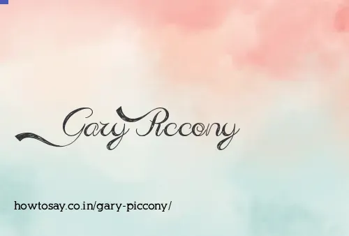 Gary Piccony