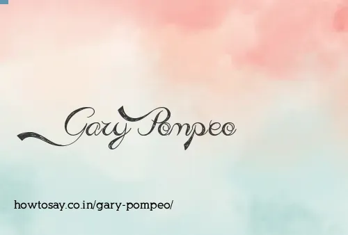 Gary Pompeo