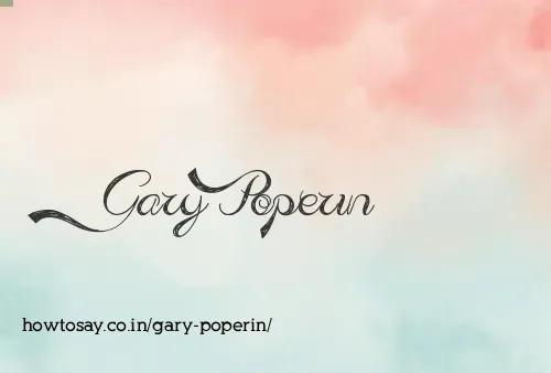 Gary Poperin
