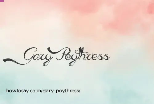 Gary Poythress