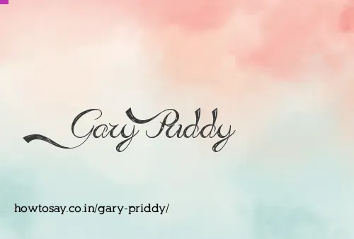 Gary Priddy