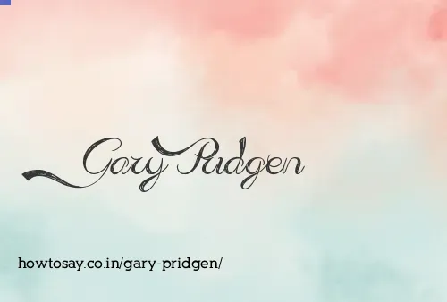 Gary Pridgen