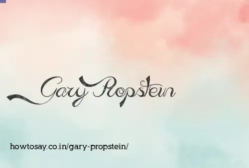 Gary Propstein