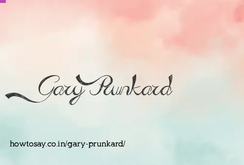 Gary Prunkard