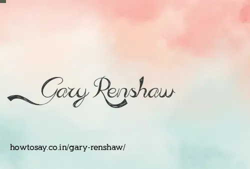Gary Renshaw