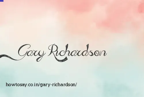 Gary Richardson