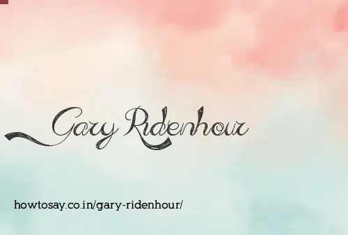 Gary Ridenhour