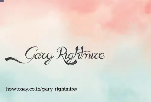 Gary Rightmire