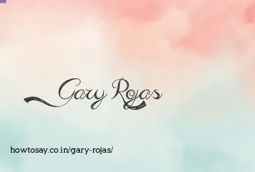 Gary Rojas