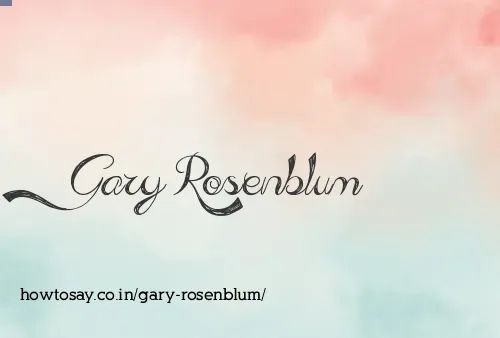 Gary Rosenblum