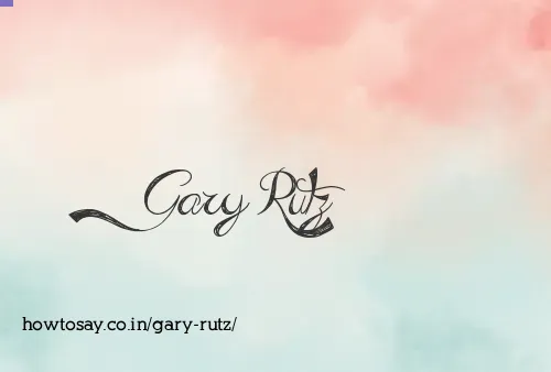 Gary Rutz