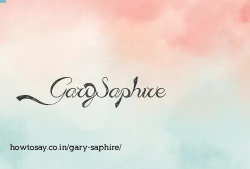 Gary Saphire