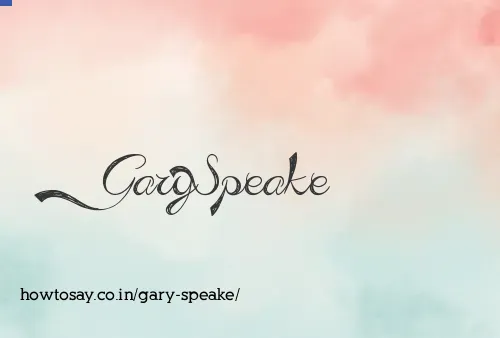 Gary Speake