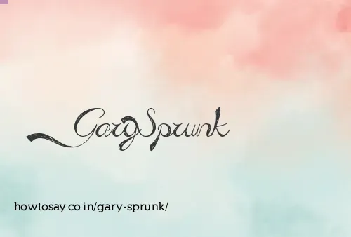 Gary Sprunk