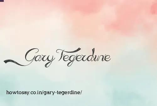 Gary Tegerdine