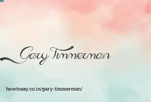 Gary Timmerman