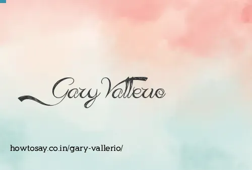 Gary Vallerio
