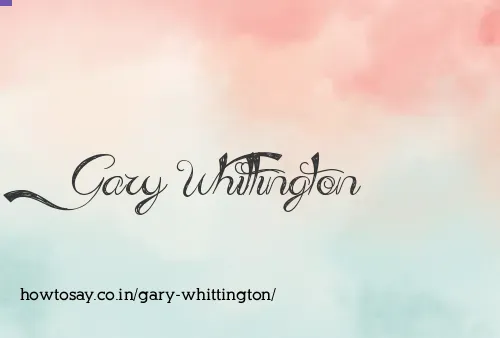 Gary Whittington