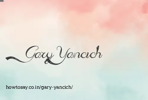 Gary Yancich