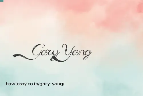 Gary Yang